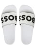 Hugo Boss Underwear Klapki w kolorze białym