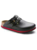 Birkenstock Leren clogs "Kay" zwart - wijdte S