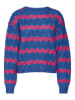 Vero Moda Pullover in Blau/ Pink