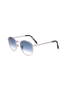 Ray Ban Okulary przeciwsłoneczne unisex w kolorze srebrno-błękitnym