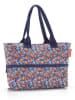 Reisenthel Shopper bag "E1" w kolorze granatowym ze wzorem - 50 x 26,5 x 16,5 cm