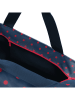 Reisenthel Shopper "M" donkerblauw/rood - (B)51 x (H)30,5 x (D)26 cm