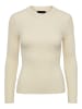 Pieces Pullover in Creme