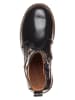 bisgaard Leder-Boots "Nathalie" in Dunkelblau