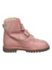 POM POM Leren boots lichtroze