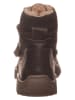 POM POM Leren winterboots bruin