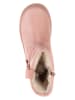 POM POM Leder-Winterboots in Rosa