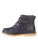 POM POM Leren boots donkerblauw