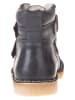 POM POM Leren boots donkerblauw