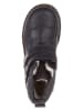 POM POM Leren boots donkerblauw