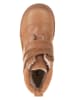 POM POM Leren boots lichtbruin