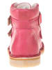 POM POM Leder-Boots in Pink