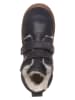 POM POM Leren boots donkerblauw