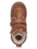 POM POM Leren boots lichtbruin