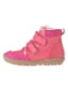 POM POM Leder-Boots in Pink