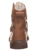 POM POM Leren winterboots lichtbruin