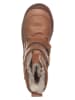 POM POM Leren winterboots lichtbruin