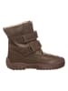 POM POM Leren winterboots bruin