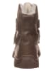 POM POM Leren winterboots bruin