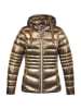 DOLOMITE Daunenjacke "Corvara Satin" in Hellbraun