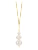 Diamant Exquis Gold-Halskette mit Anhänger - (L)45 cm