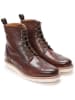 British Passport Leder-Boots in Hellbraun