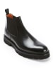 British Passport Leder-Chelsea-Boots in Schwarz