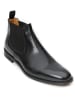 British Passport Leder-Chelsea-Boots in Schwarz