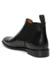 British Passport Leder-Chelsea-Boots in Schwarz