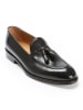 British Passport Leren mocassins zwart