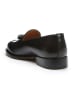 British Passport Leren mocassins zwart