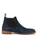 British Passport Leren chelseaboots donkerblauw