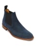 British Passport Leren chelseaboots donkerblauw