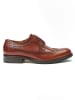 British Passport Leren veterschoenen lichtbruin
