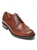 British Passport Leren veterschoenen lichtbruin