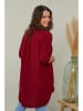 Curvy Lady Bluse in Bordeaux