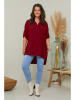 Curvy Lady Blouse bordeaux