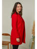 Curvy Lady Płaszcz przejściowy w kolorze czerwonym