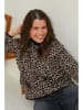 Curvy Lady Sweter w kolorze czarno-karmelowym