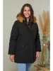 Curvy Lady Winterjacke in Schwarz