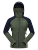 Alpine Pro Softshelljas kaki/donkerblauw
