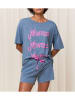 Triumph Piżama w kolorze szaroniebieskim