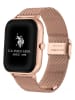 U.S. Polo Assn. Smartwatch roségoudkleurig