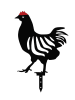 Scandinavia Concept 4er-Set: Gartenstecker in Schwarz