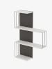 Scandinavia Concept Wandmeubel wit/zwart - (B)64 x (H)96 x (D)19 cm