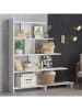 Scandinavia Concept Bücherregal in Weiß - (B)122 x (H)120 x (T)20 cm