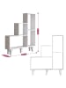 Scandinavia Concept Boekenkast wit - (B)88 x (H)106 x (D)20 cm