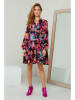 Joséfine Kleid "Idylle" in Schwarz/ Bunt