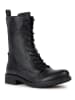 Geox Leren boots "Rewelle" zwart