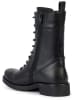 Geox Leder-Boots "Rewelle" in Schwarz